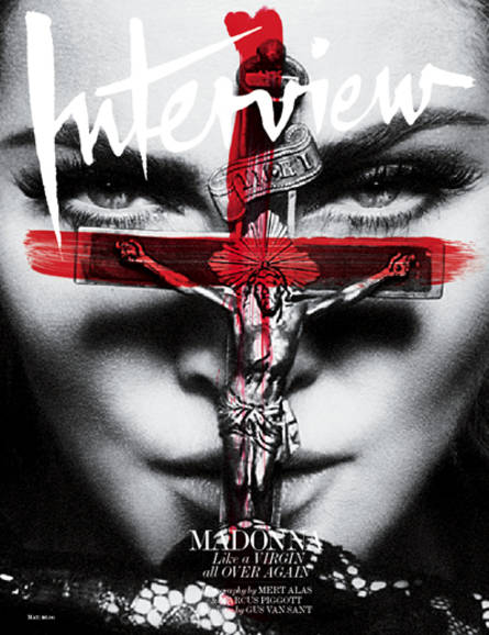Madonna, Kruzifix.